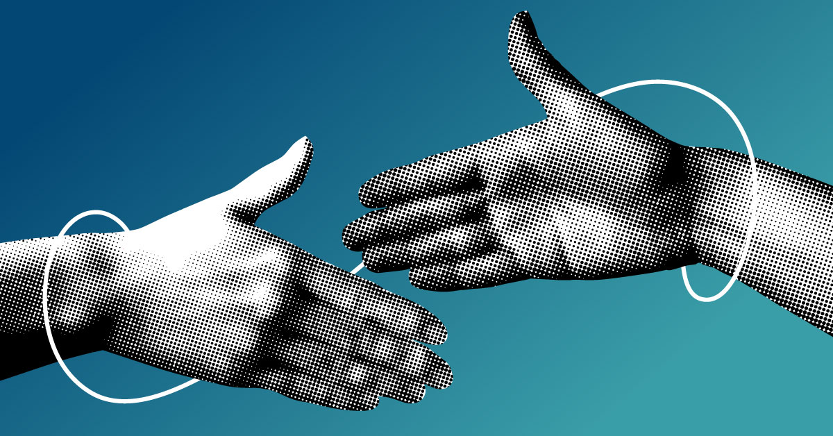 photo graphical handshake representing a good cbiopharma consulting engagement