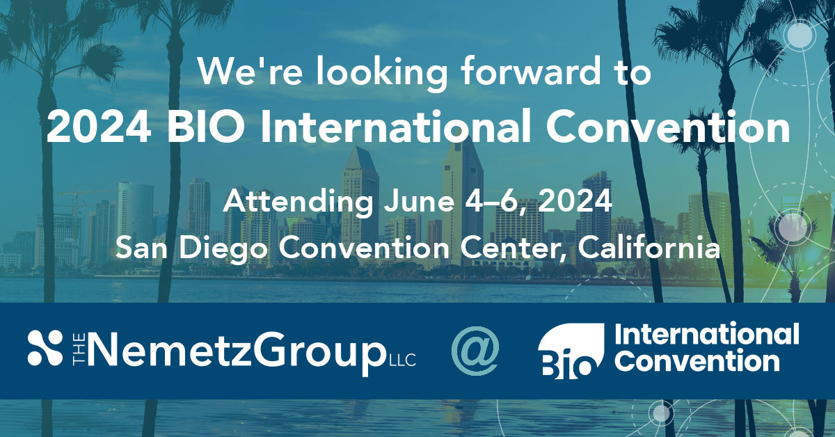 We're looking forward to 2024 BIO International Convention in San Diego! See you there June 4–6, 2024